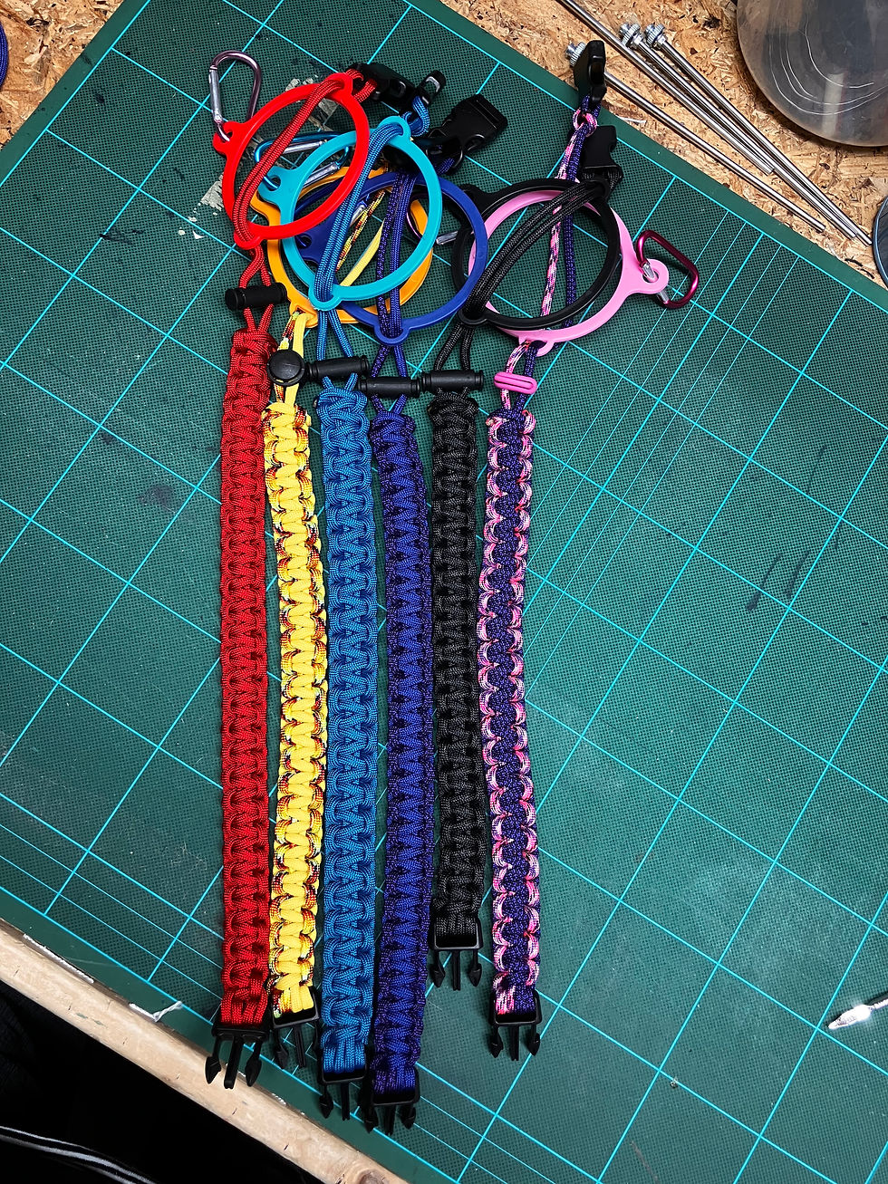 Miniature : Lanière porte-bouteille anneau de plastique 