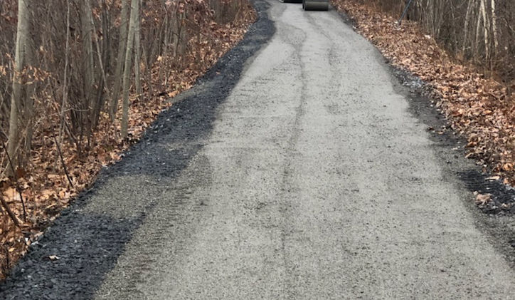 Walking trail finishing