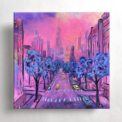 Seneca Ave Station | Lisa Bisbee NYC Art