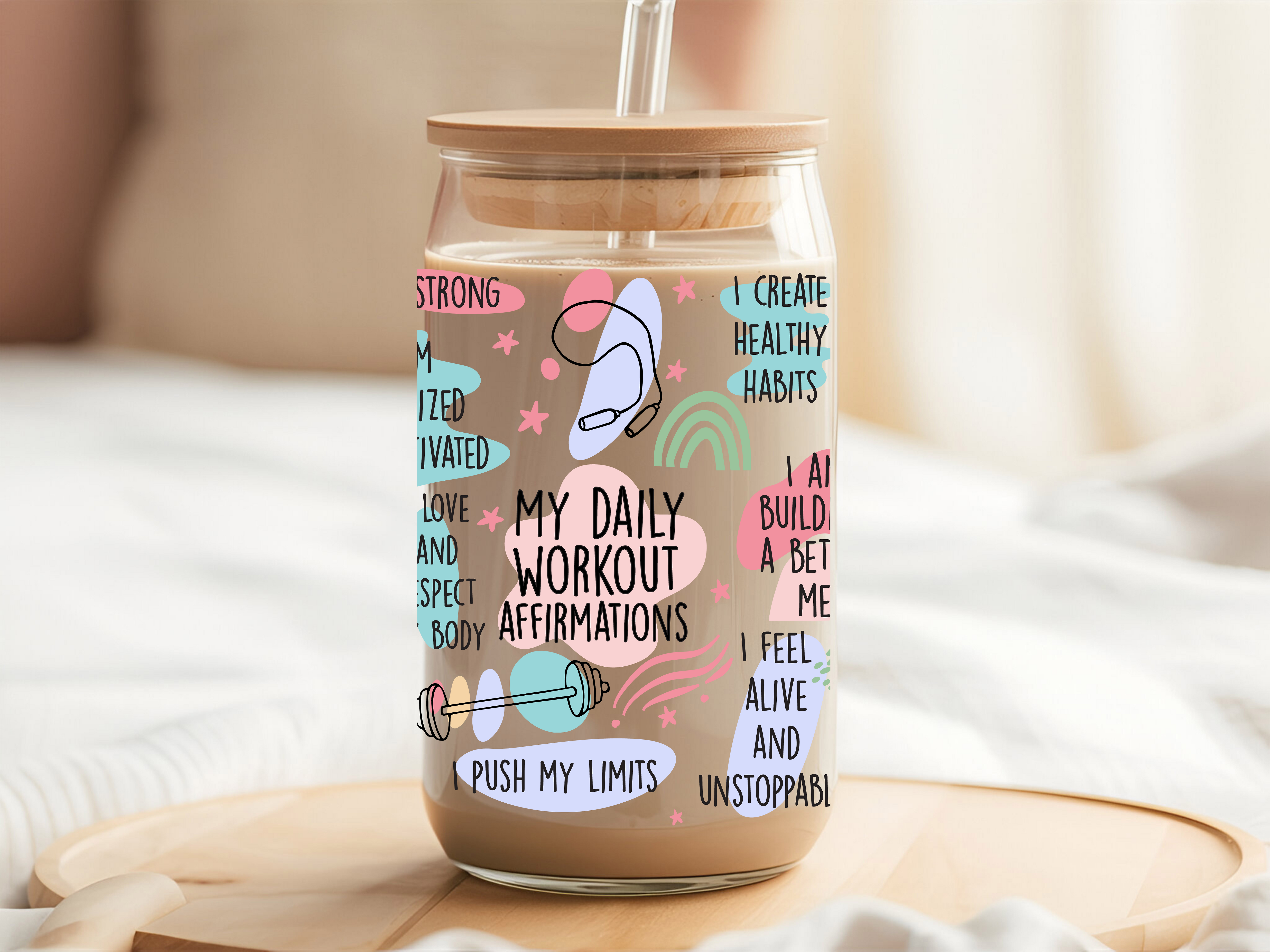 My Daily Workout Affirmations Tumbler