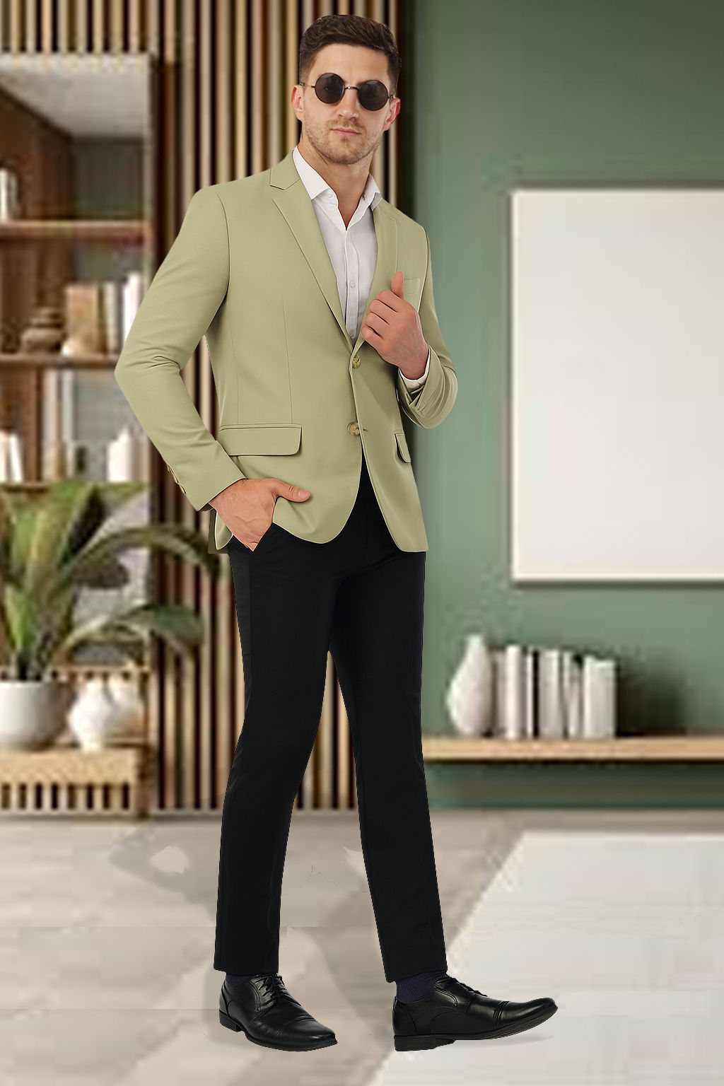 Men's Formal Blazer | Fully Lined | Slim Fit | Professional Jacket JK 01