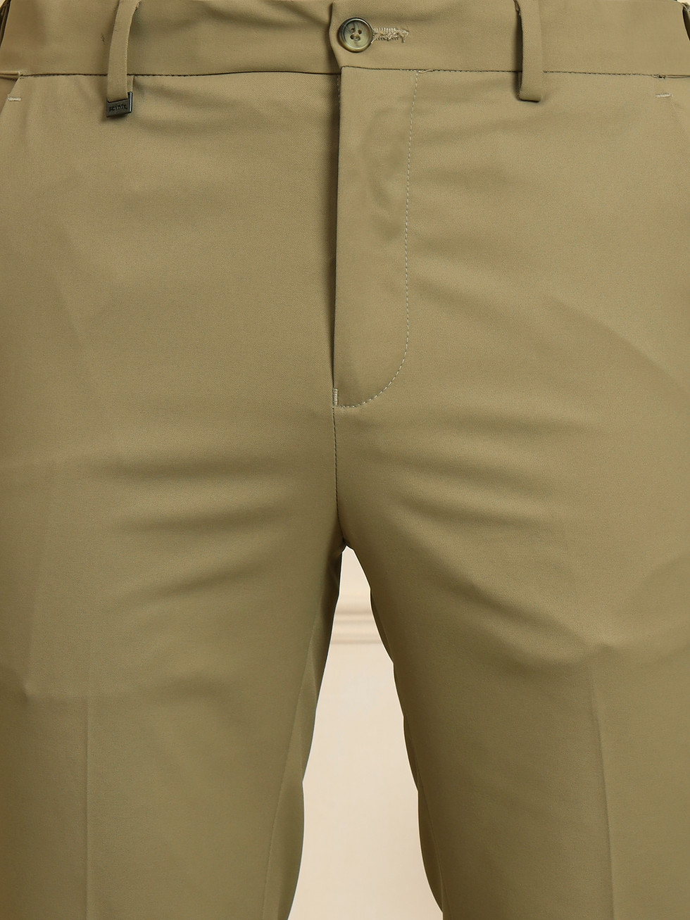 Thumbnail: Men's Premium Stretchable Formal Trouser with Techno Flex Waistband STYLE 01