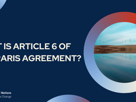 article 6 of the Paris agreement