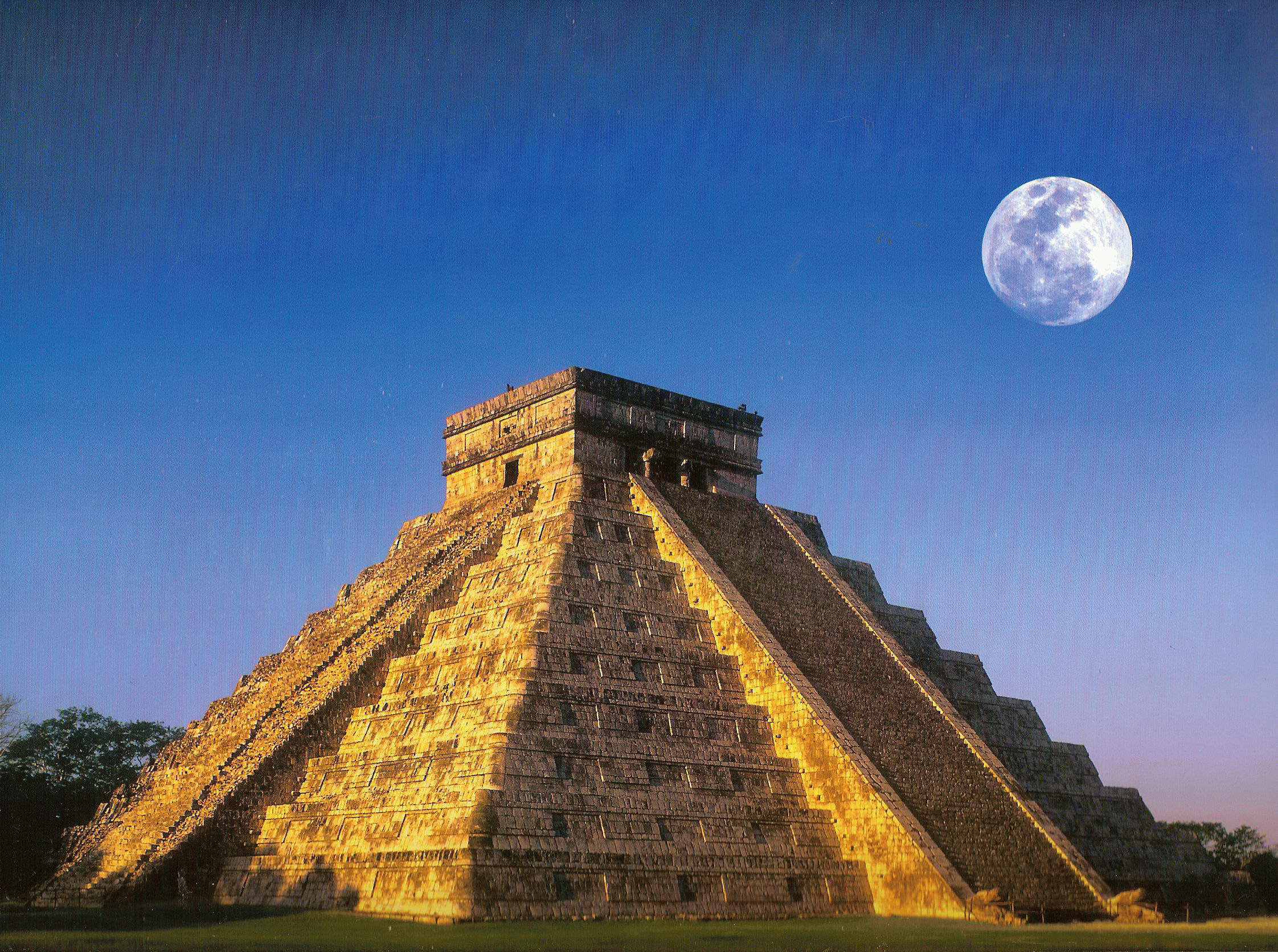 Art Arq VI a XII Piramide Chichen Itza Mayas Toltecas Mejico 3.gif