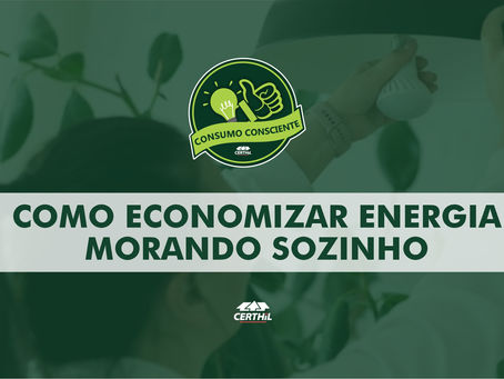 COMO ECONOMIZAR ENERGIA MORANDO SOZINHO
