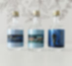 Thumbnail: Contents of trio of miniature spirits by Orkney Spirits Limited