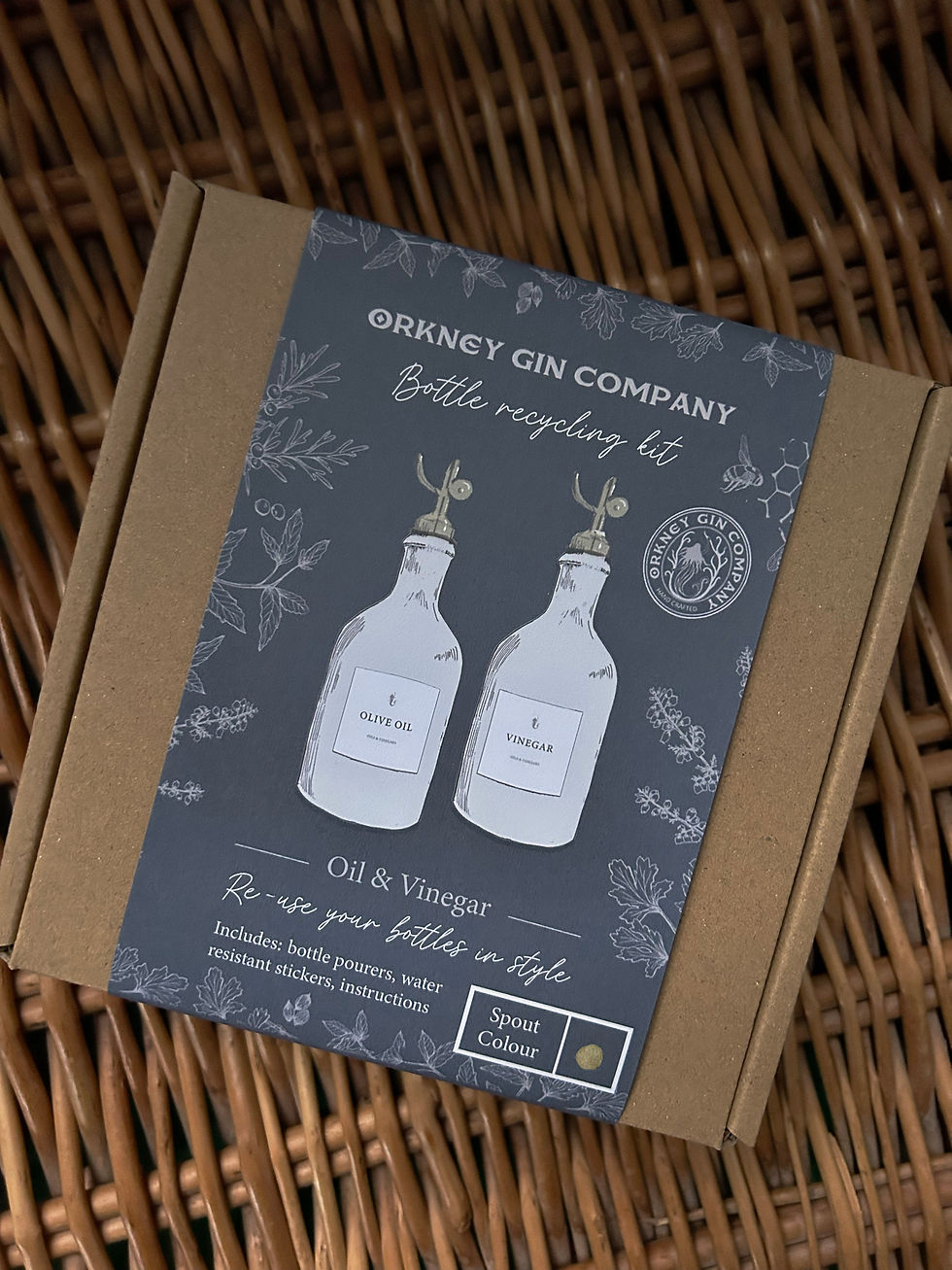 Thumbnail: Orkney Gin Company Bottle Reuse Kit Oil and Vinegar