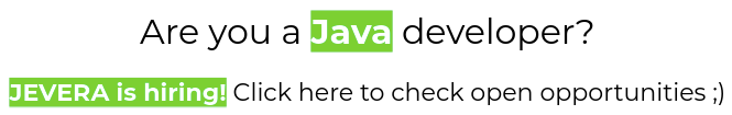 We are hiring java developers