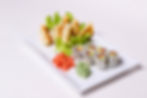 Gyozas x California rolls