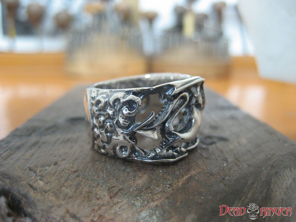 Thumbnail: Fire Drake Dragon Ring
