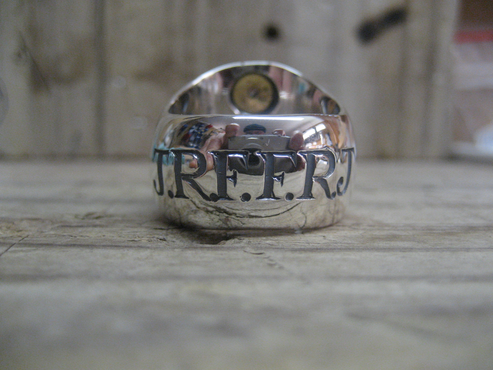 Hand engraved band