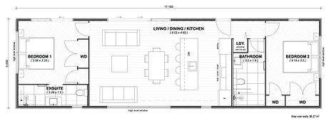 Elements 5 - 86m2 floor pan