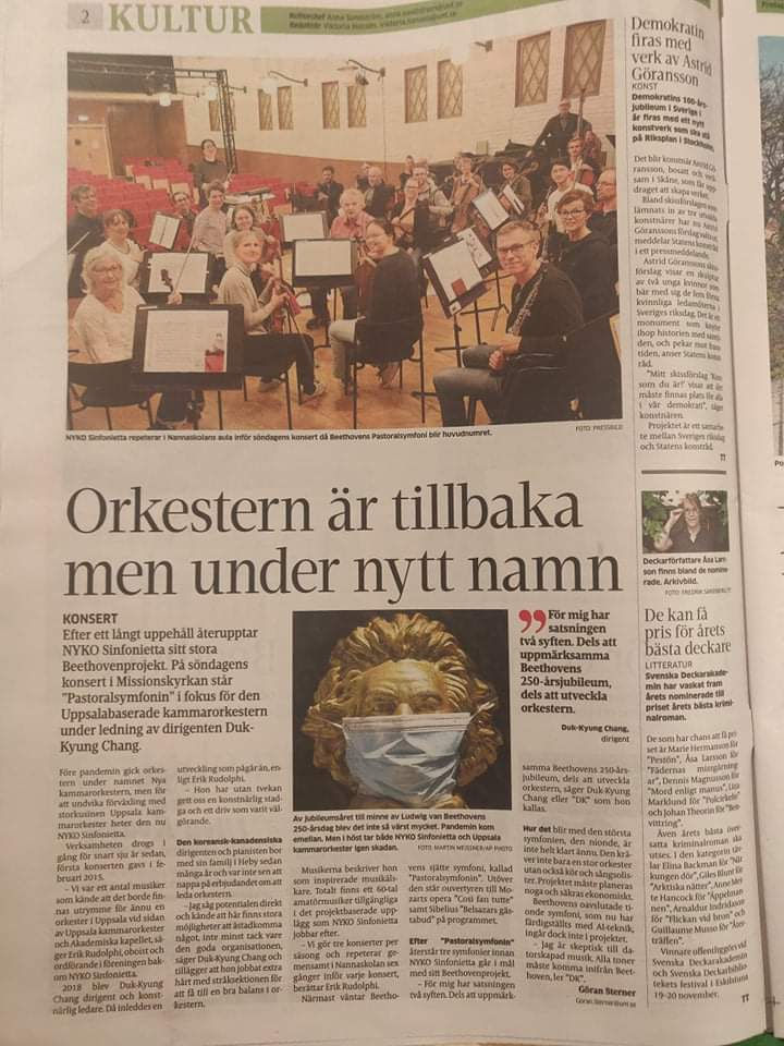 Upsala Nya Tidning oktober 2021