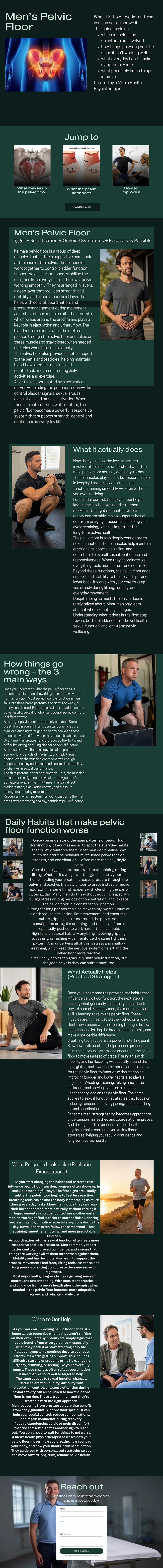 Mens pelvic floor