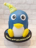 Penguin Birthday Cake