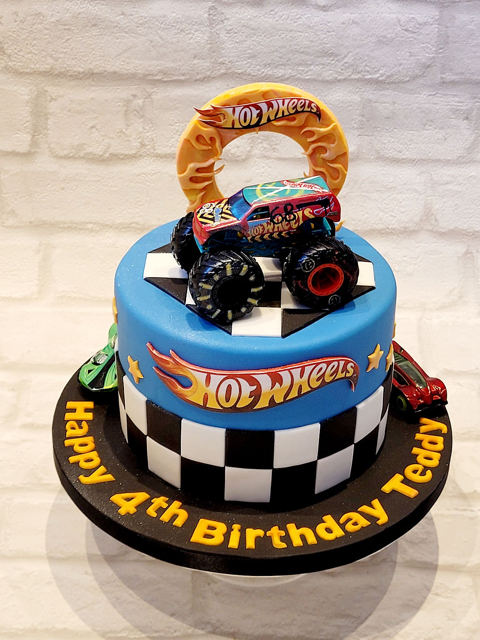 Monster Truck Birthday Cake