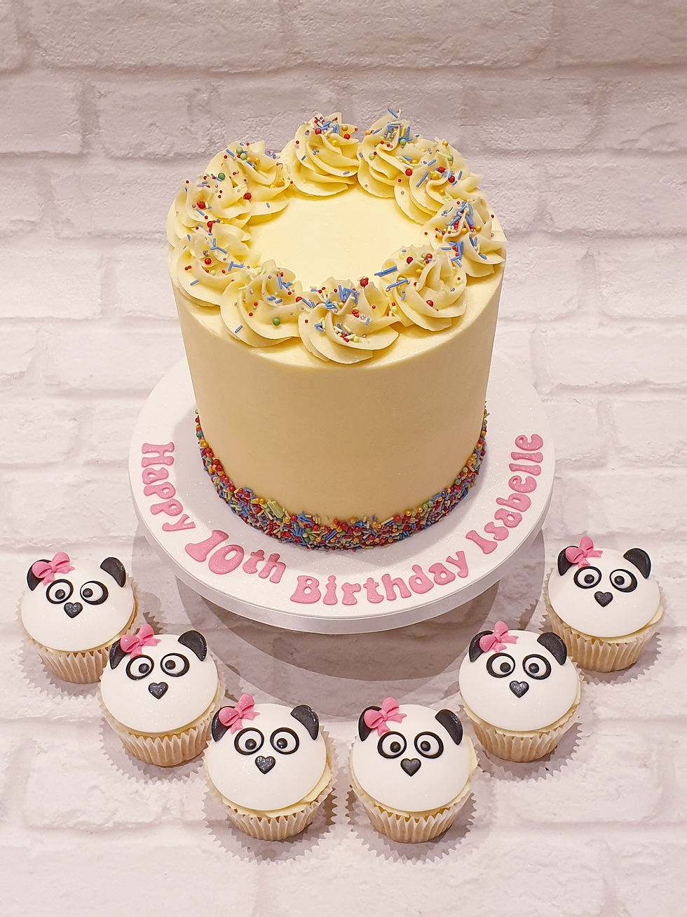 Cupcake & Buttercream Celebration Cake