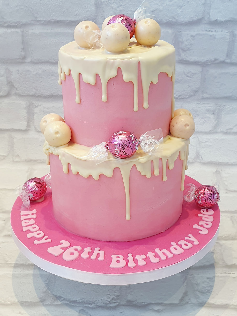 2 Tier Drip Cake