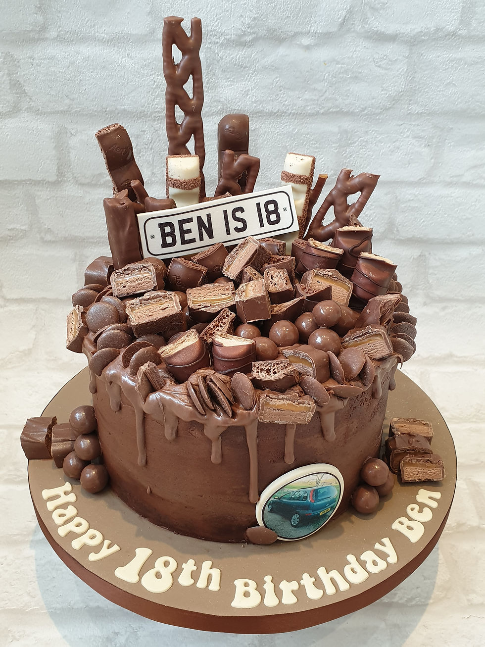 Chocolate Explosion Celebration Cake