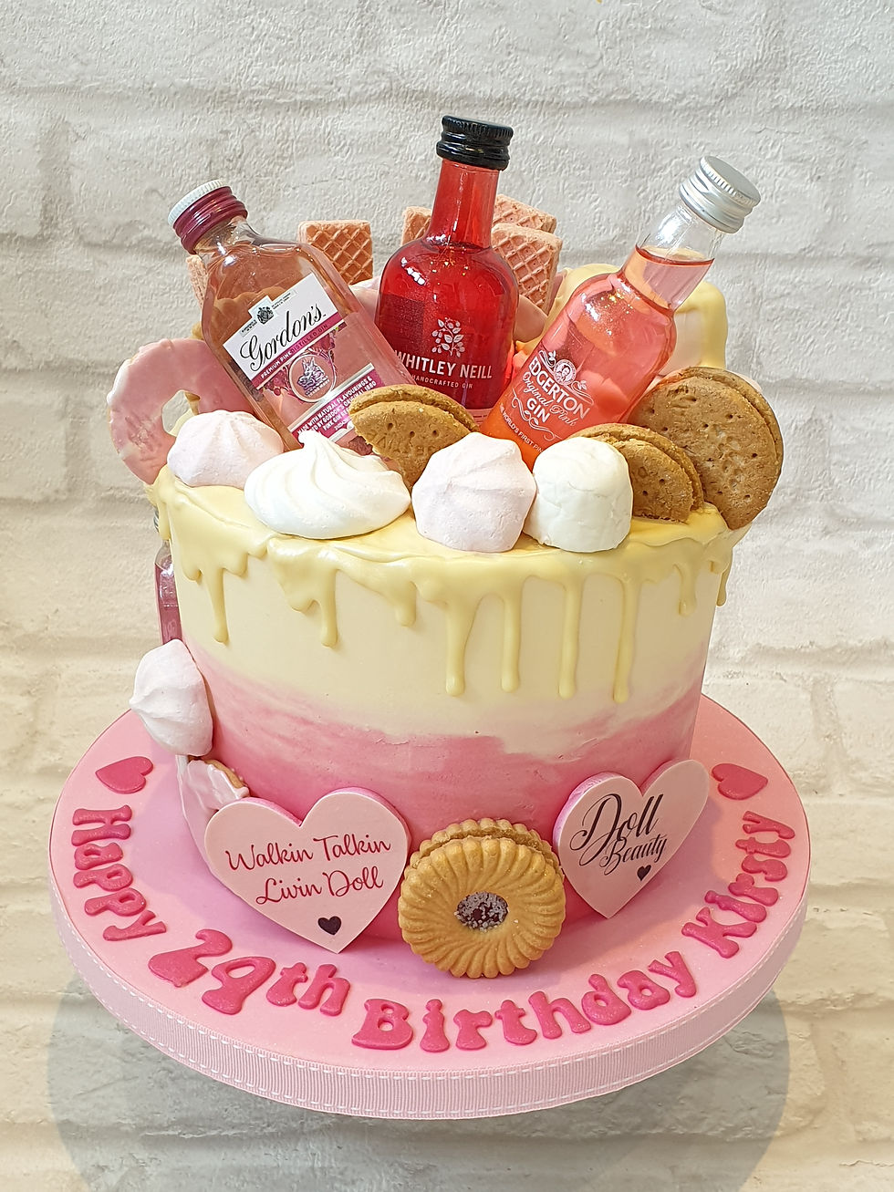 Biscuits, Spirits and Marshmallow Drip Cake