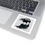 Thumbnail: Reflective Crow Square Sticker - Glossy, strong adhesive