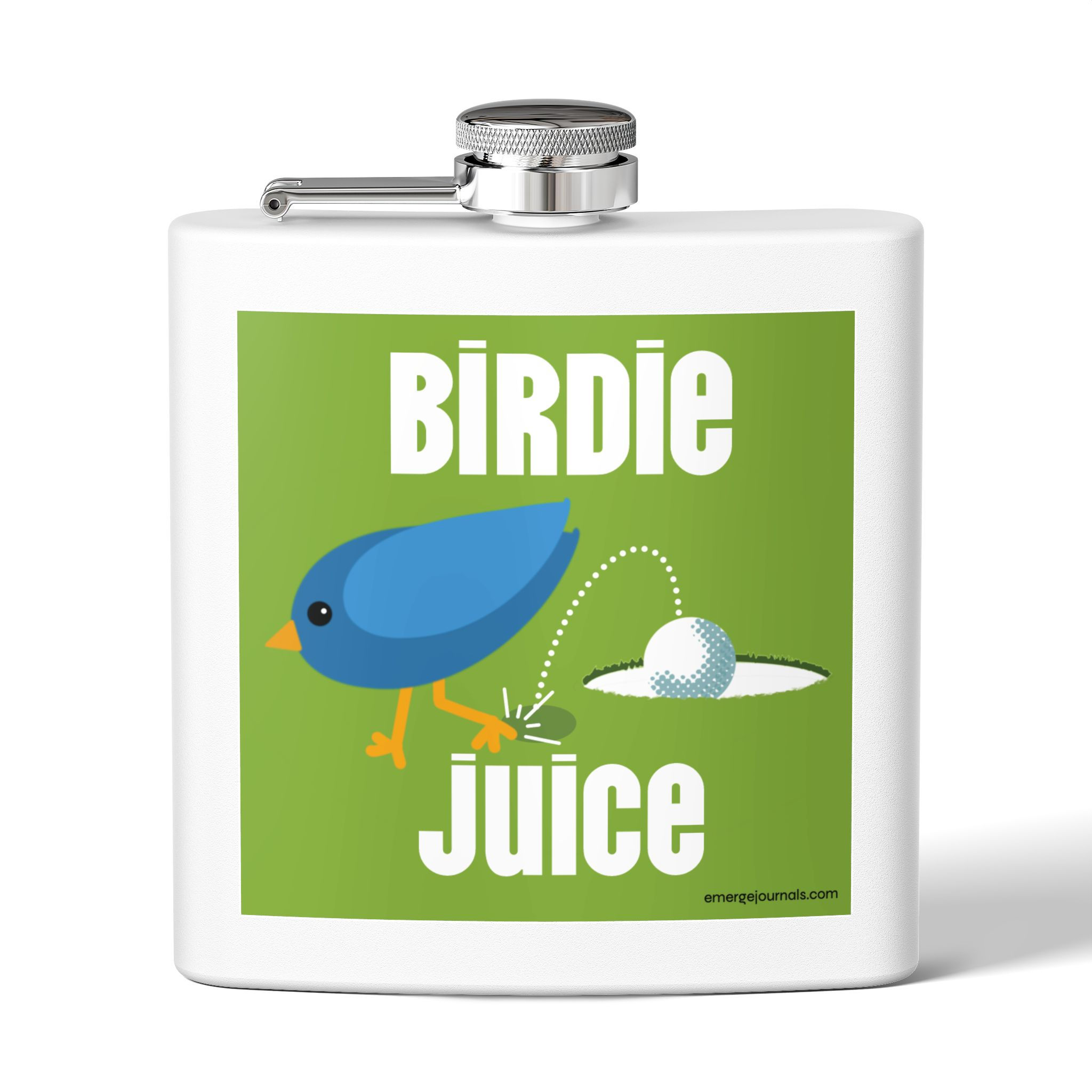 Birdie Juice Stainless Steel Flask, 6oz