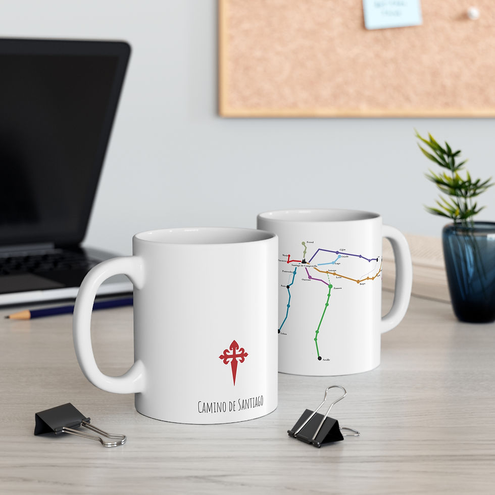 Thumbnail: camino map mug 11oz 