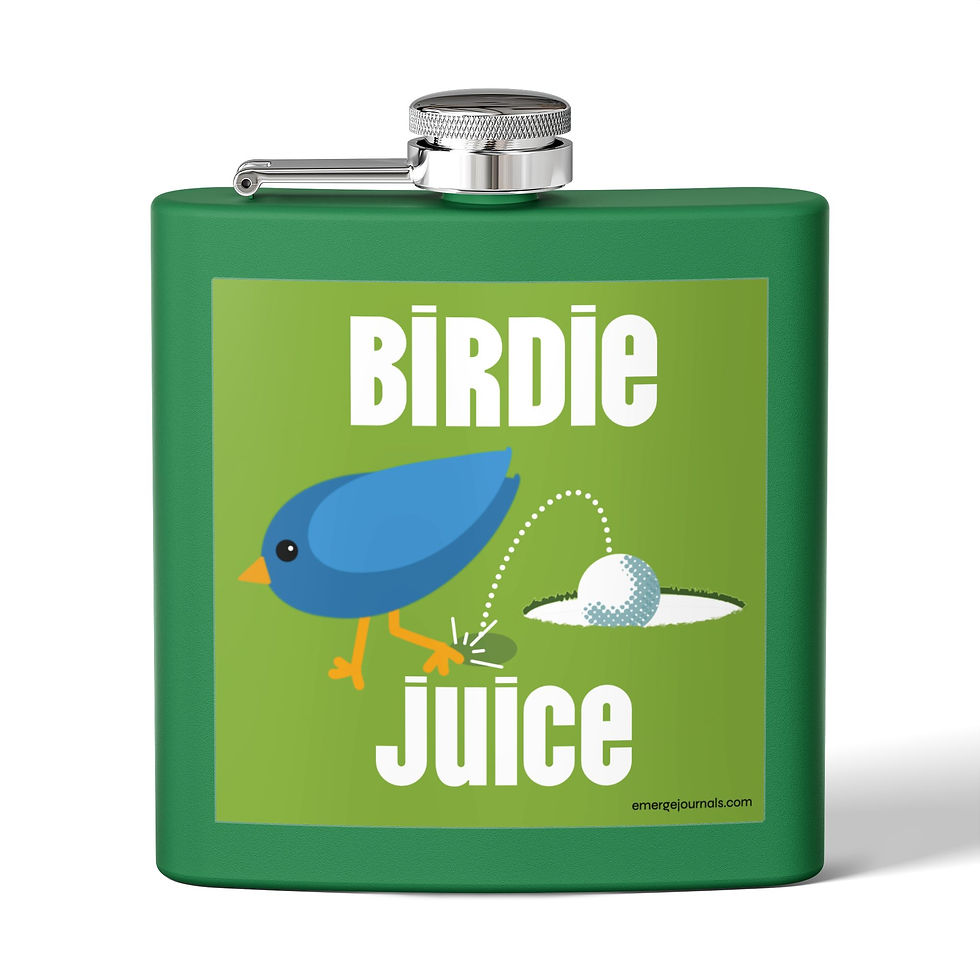 Thumbnail: Birdie Juice Stainless Steel Flask, 6oz