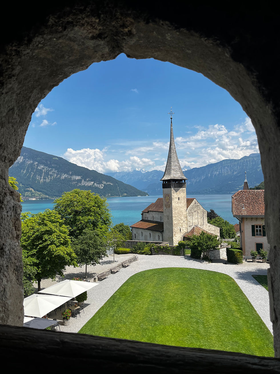 Speiz Castle on Lake Thun