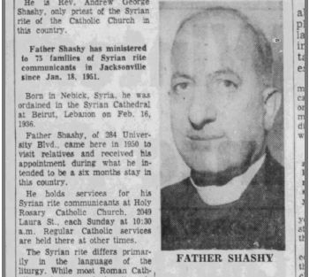 Catholics to Fete Syrian Rite Priest