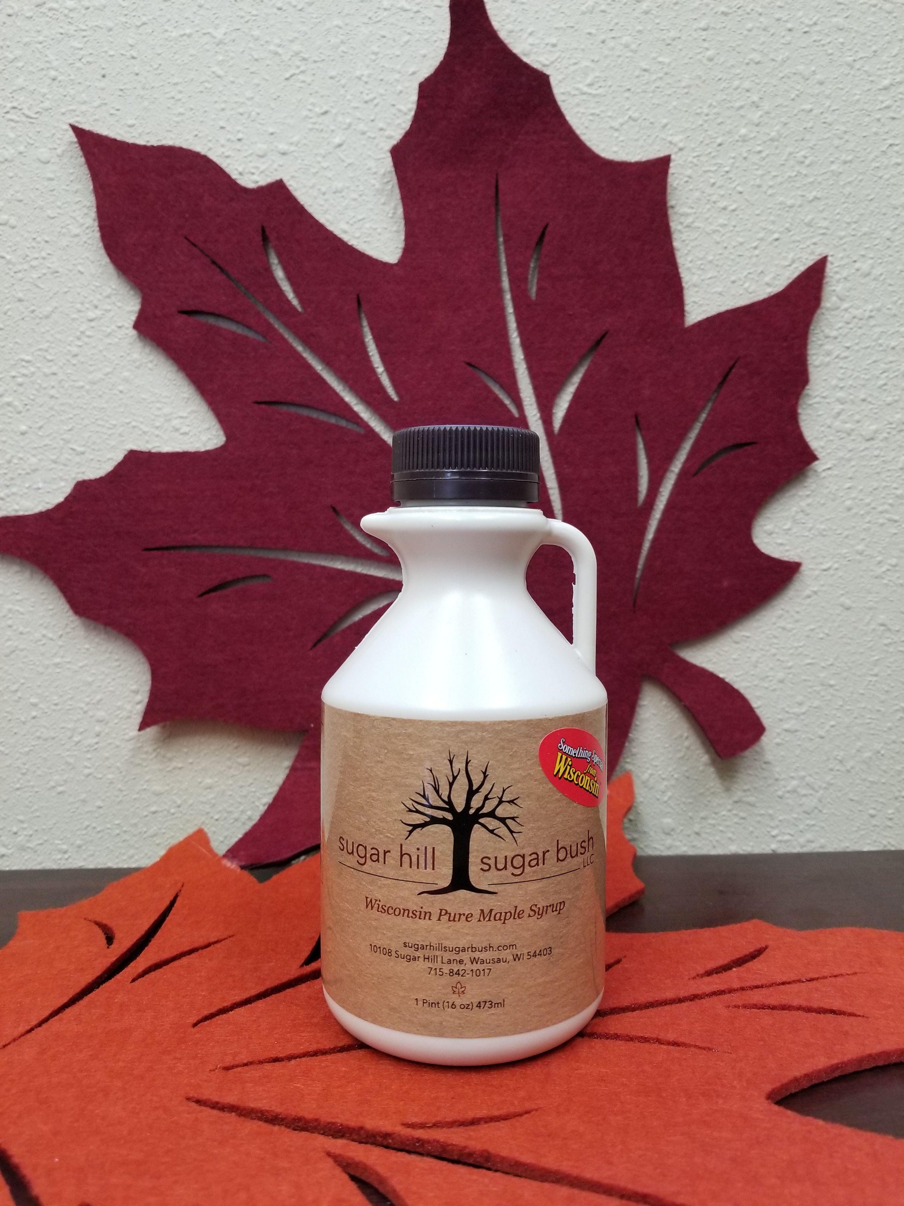 Pint Pure Wisconsin Maple Syrup