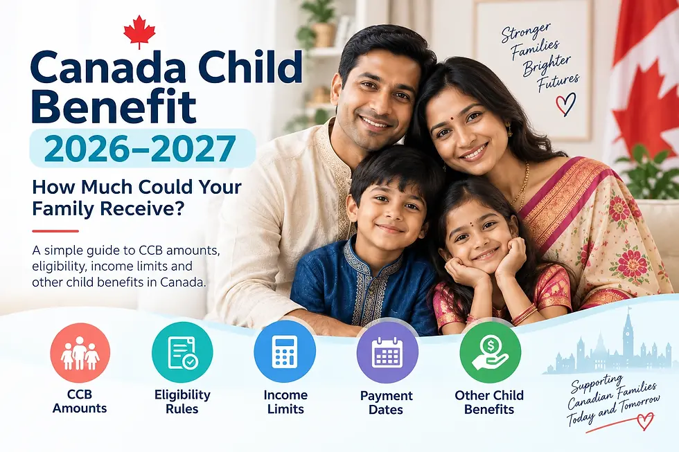 Canada Child Benefit 2026–2027: How Much Could Your Family Receive?