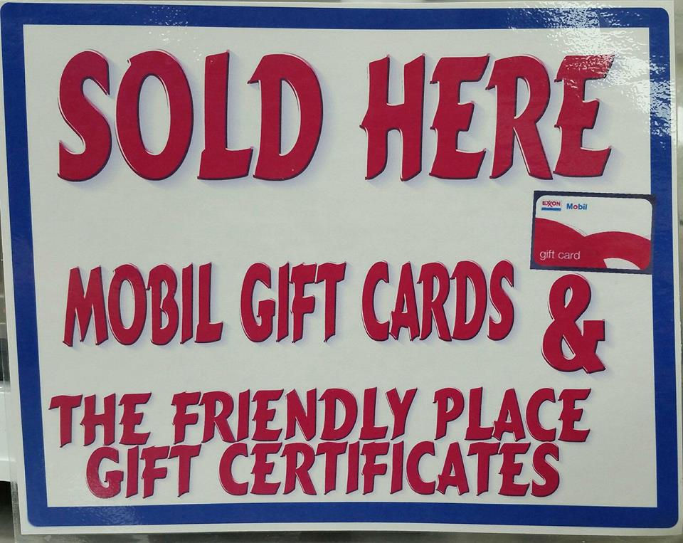 Gift Cards & FP Gift Cert. Sign