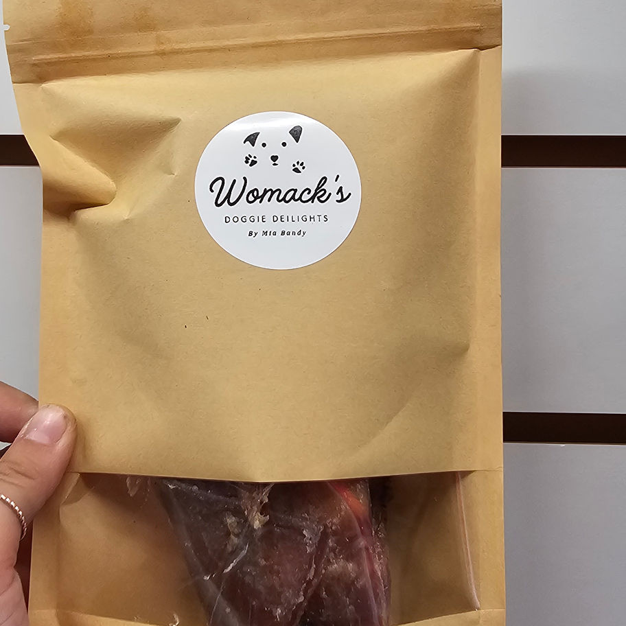 Womack's Doggie Delights: Pig Ear Strips 500g
