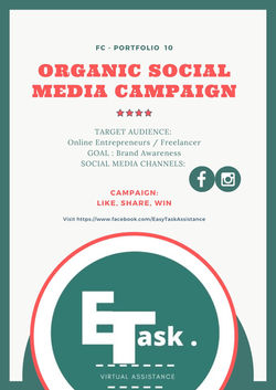 Orange Election Campaign Poster