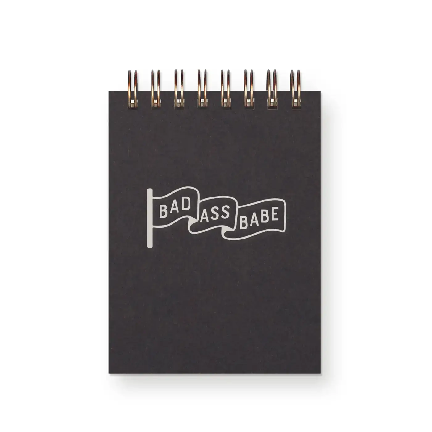 Badass Babe Mini Jotter Notebook - Peppercorn