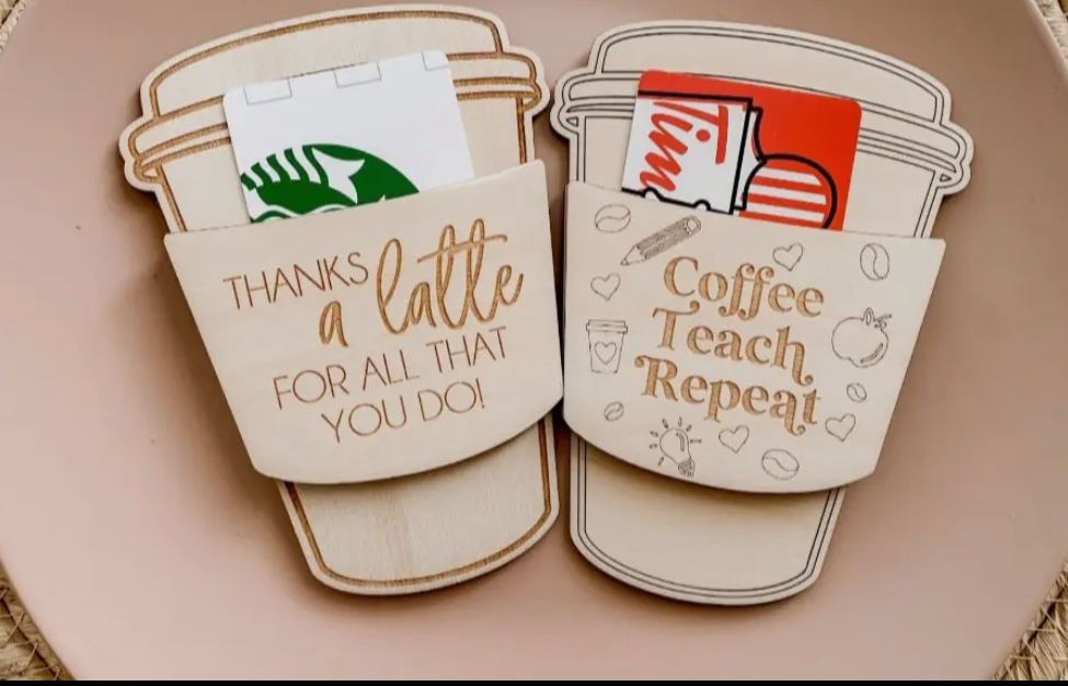 Teacher Gift Card Holder