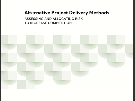 NCHRP Research Report 1160 Alteranative Project Delivery Methods - Assessing and Allocating Risk to Increase Competition 대체 프로젝트 수행 방식 - 경쟁력 제고를 위한 리스크 평가 및 할당
