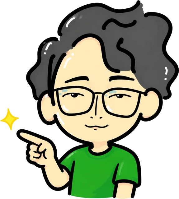 左を指さすたかコーチ