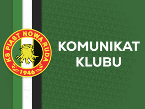 Komunikat Klubu w sprawie meczu 4 kolejki Koleje Dolnośląskie IV Ligi