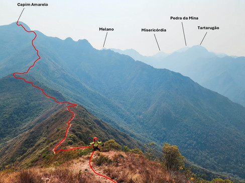 Passo dos anjos - nome montanhas serra fina