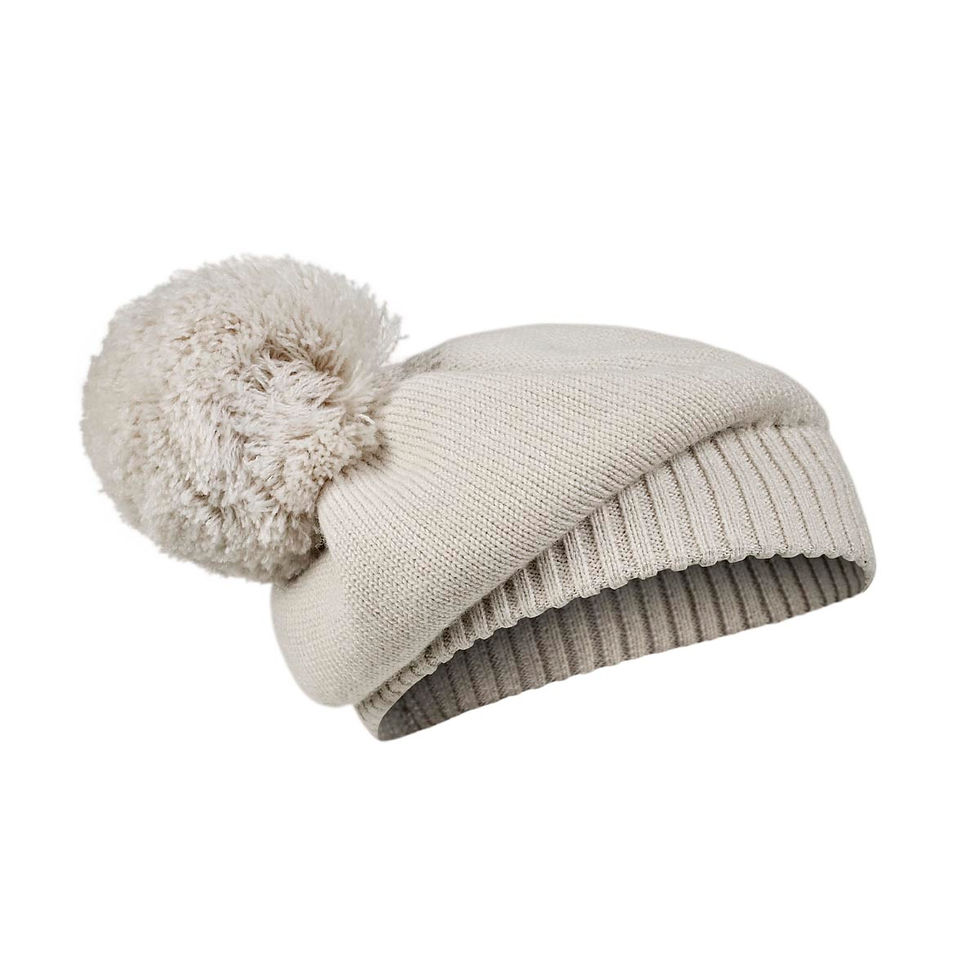 Miniatura: Pletený Baret - Creamy White | Elodie Details 