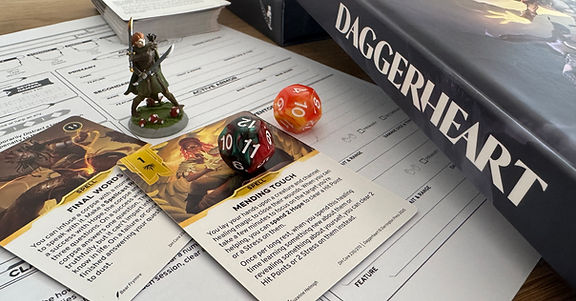 Character sheets and books for Daggerheart