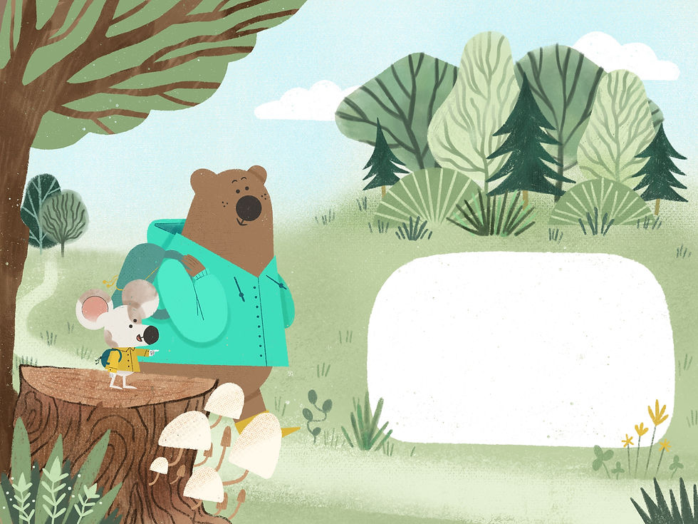 Bear and his friends