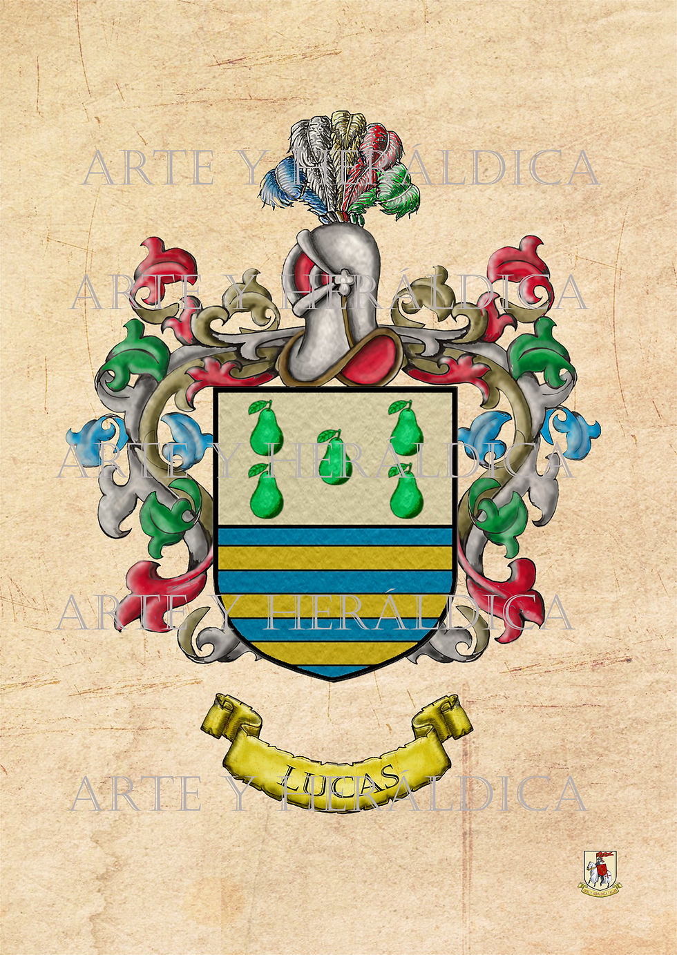 Lucas escudo vintage en PDF