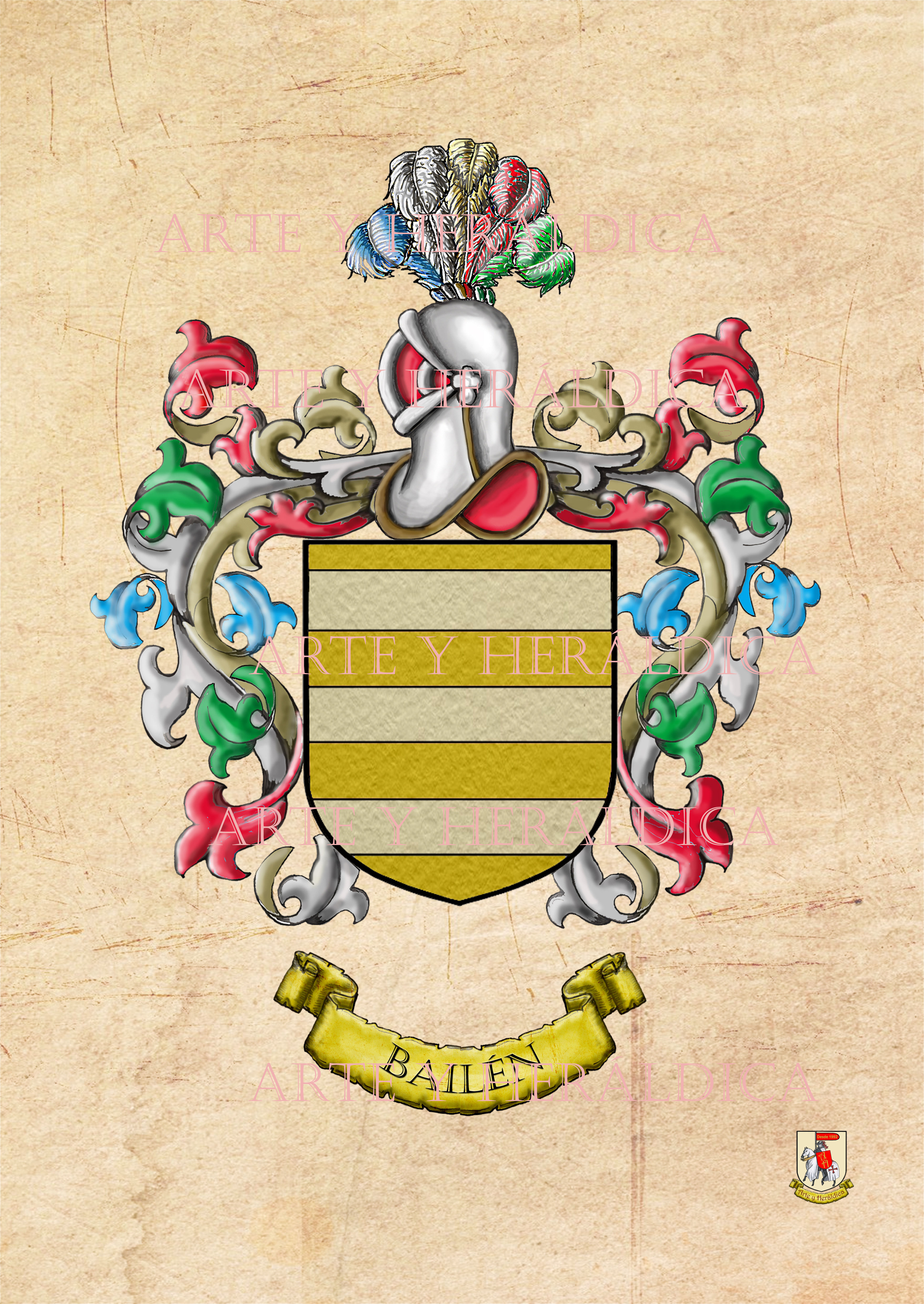 escudo del apellido Bailen
