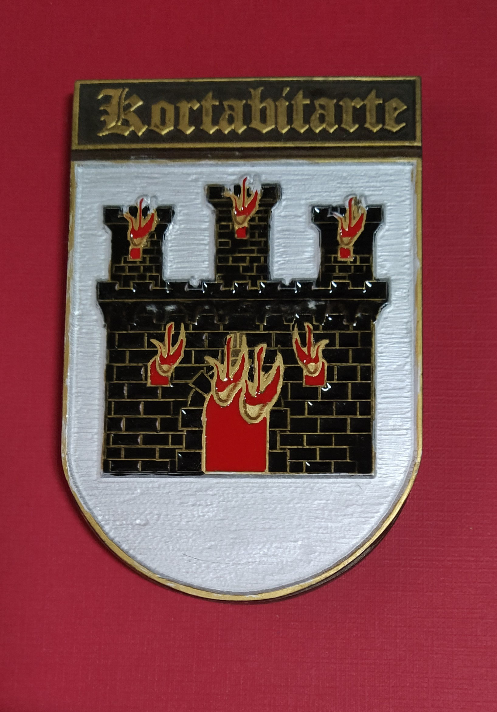 Kortabitarte ( escudo del apellido en esmalte)