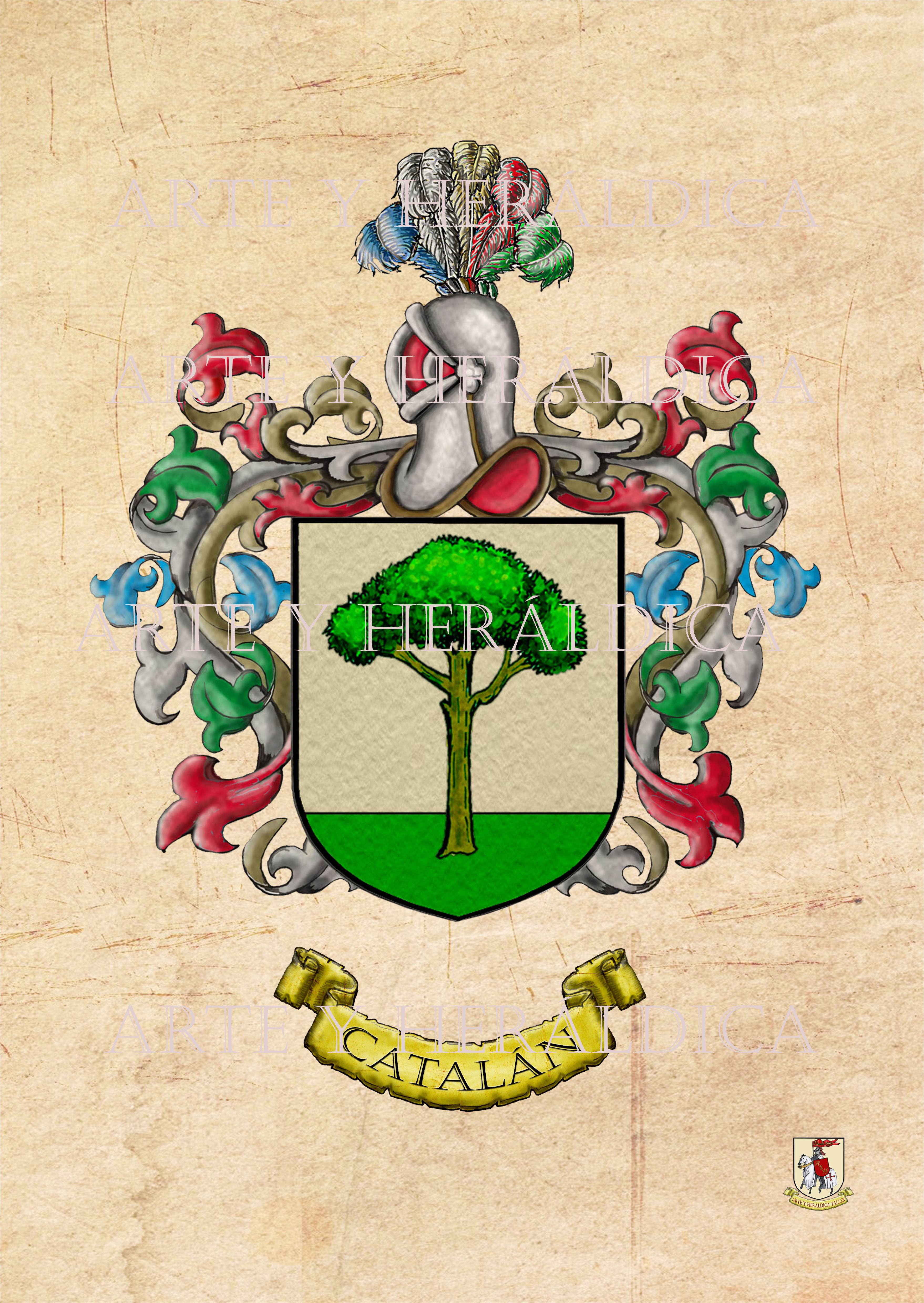 Catalán escudo vintage PDF