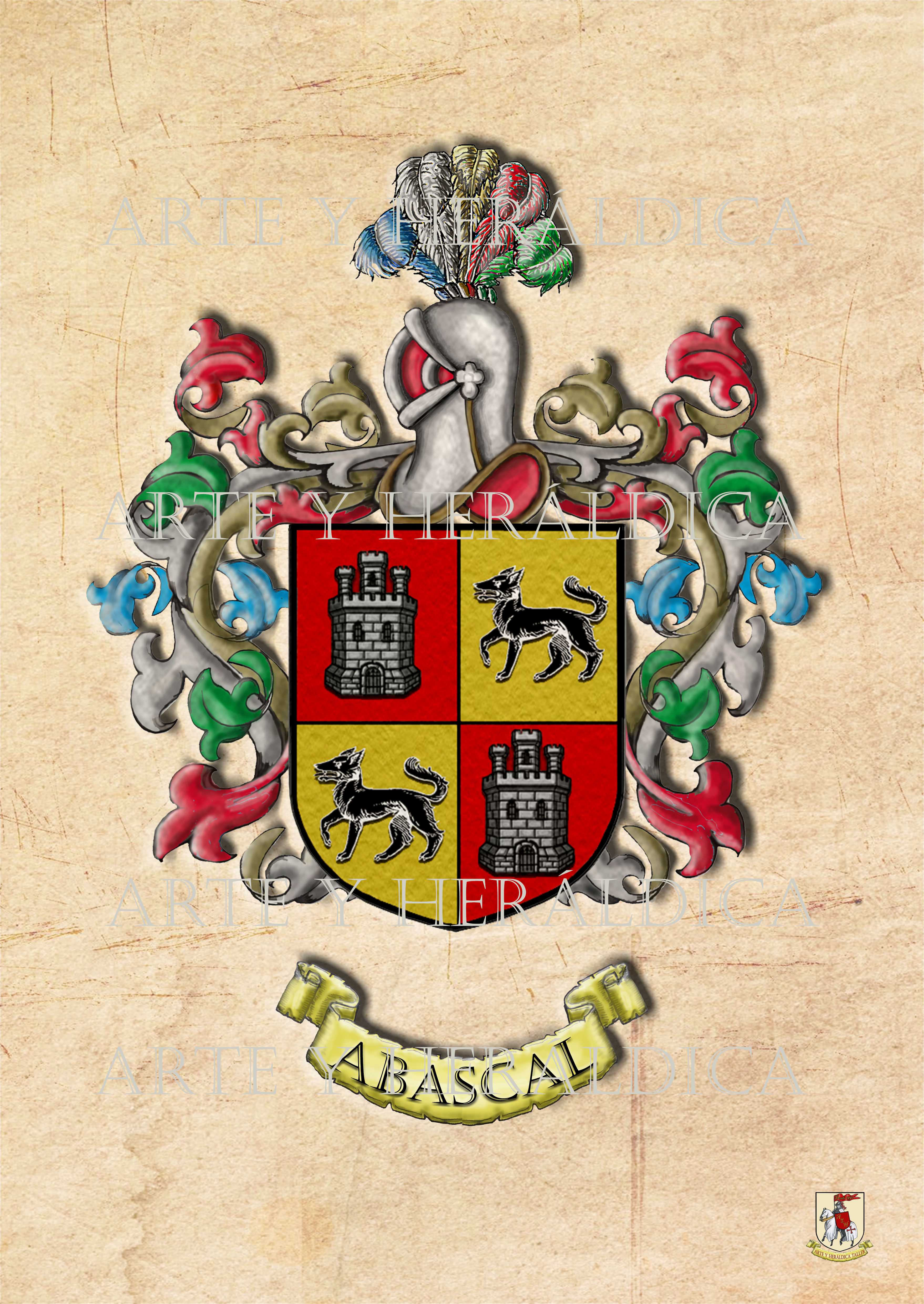 escudo del apellido Abascal