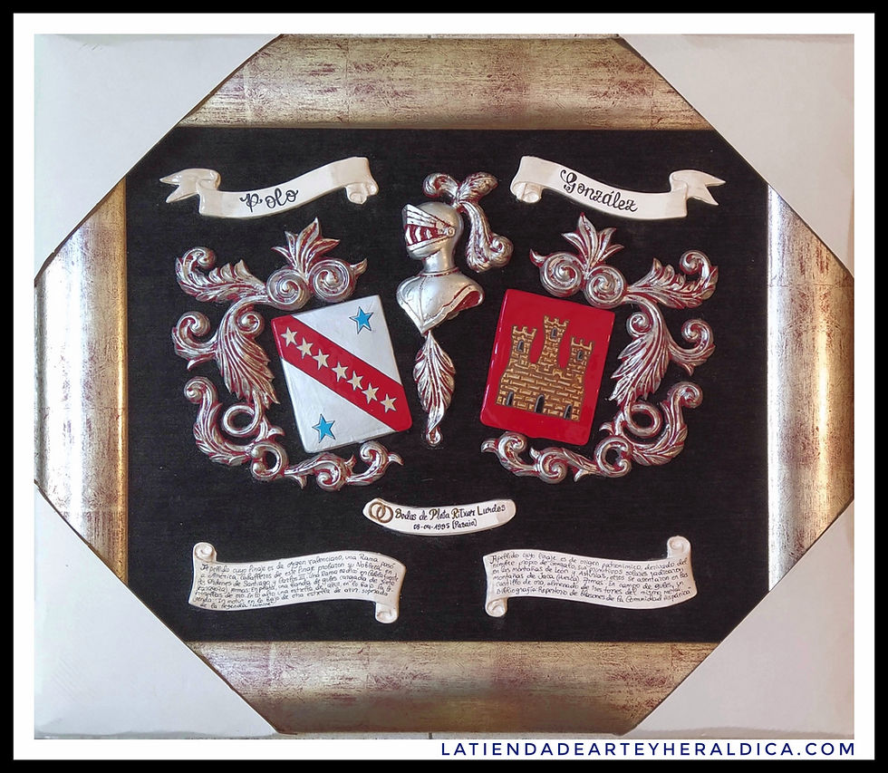 Thumbnail: cuadro con escudos en relieve